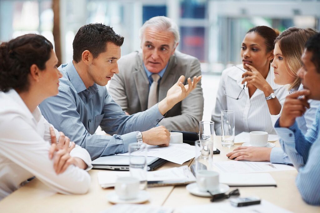 Business Meeting Workforce solutions, business support, and digital transformation services driving regional success